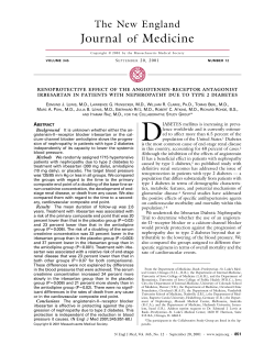 Renoprotective effect of the Angiotensin