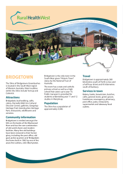 Bridgetown - Rural Health West