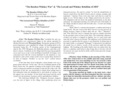 The Lawsuit and Whiskey Rebellion of 1854