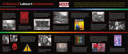 A History of Labour`s Achievements - York University Staff Association