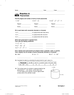7-5 Practice A