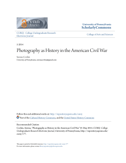Photography as History in the American Civil War