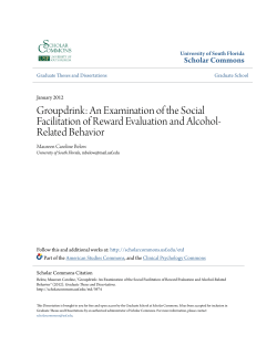 An Examination of the Social Facilitation of Reward Evaluation and
