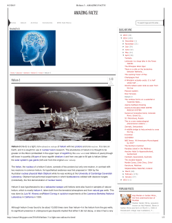 Helium-3 Amazing Facts