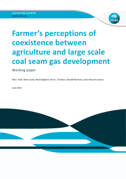 Farmer`s perceptions of coexistence between agriculture
