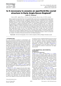 Is it necessary to assume an apartheid