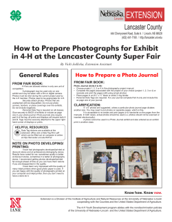How to Prepare Photographs for Exhibit in 4