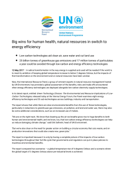 Green Technology Choices press release 2 pages pdf, 211.39 KB