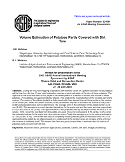 Paper No: 200000 - Wageningen UR E-depot