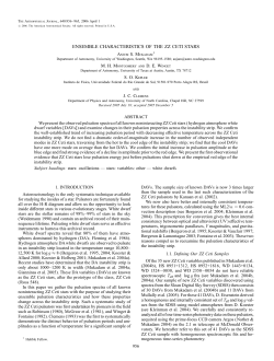 ensemble characteristics of the zz ceti stars
