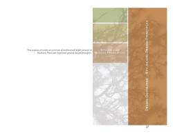 Architectural Styles and Design Principles