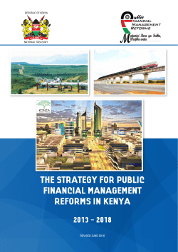 Strategic plan - The National Treasury