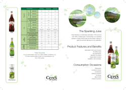 Ceres - Sparkling juice - Chin
