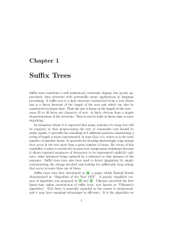 Suffix Trees