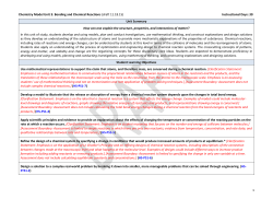 Science Model Curriculum Document