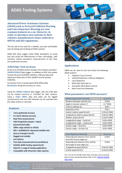 ADAS Testing Systems - M-Tech