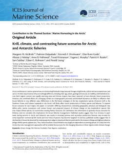 Krill, climate, and contrasting future scenarios for Arctic and Antarctic