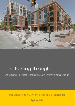 Just Passing Through - Town of Chapel Hill