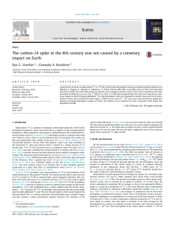 The carbon-14 spike in the 8th century was not caused by a