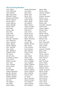 2015 Sustaining Members