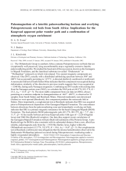 Paleomagnetism of a lateritic paleoweathering