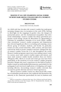 shaving it all off: examining social norms