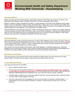 LAGCC Working With Chemicals