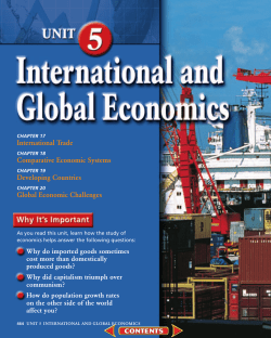 Chapter 17: International Trade