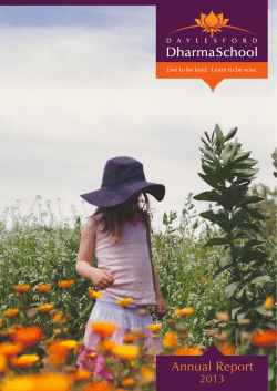 Annual Report - Daylesford Dharma School