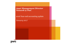 17/02/17 Asset Management &ndash; Director Network &ndash; 2016 Year