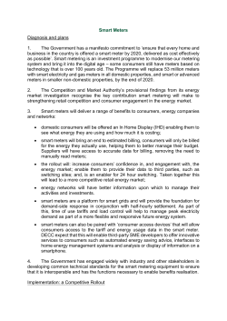 Smart Meters - Parliament UK