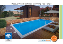 Discover Aqua Technics` Swimming Pool Range