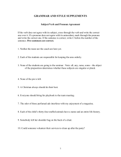 grammar and style supplements