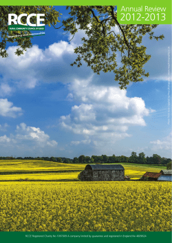 Thanks - Rural Community Council of Essex