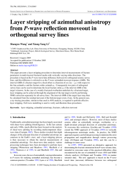 Layer stripping of azimuthal anisotropy from P