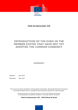 introduction of the euro in the member states that have not yet