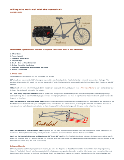 Will My Bike Work Well With the FreeRadical?