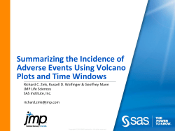 Summarizing the Incidence of Adverse Events Using Volcano Plots
