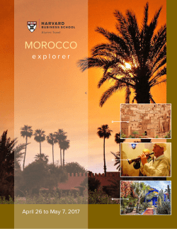 morocco - Harvard Alumni
