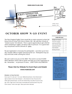NEATnews Sept 2012 - New England Agility Team