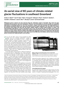 An aerial view of 80 years of climate