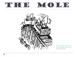 The Mole - myteacherpages.com