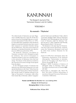 Kanunnah 4 - Tasmanian Museum and Art Gallery