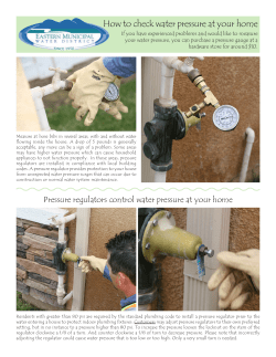 How to check water pressure at your home