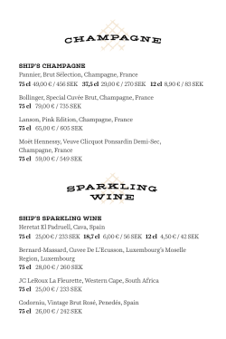 SHIP`S CHAMPAGNE Pannier, Brut S&eacute;lection