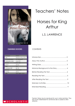 Horses for King Arthur