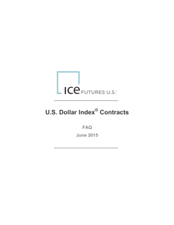 US Dollar Index Contracts