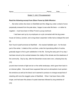 Grade 11 &ndash; Unit 1 pre