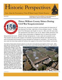 Historic Perspectives Fall 2011 - Prince William County Government