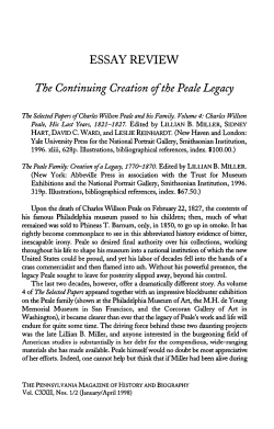 ESSAY REVIEW The Continuing Creation of the Peak Legacy